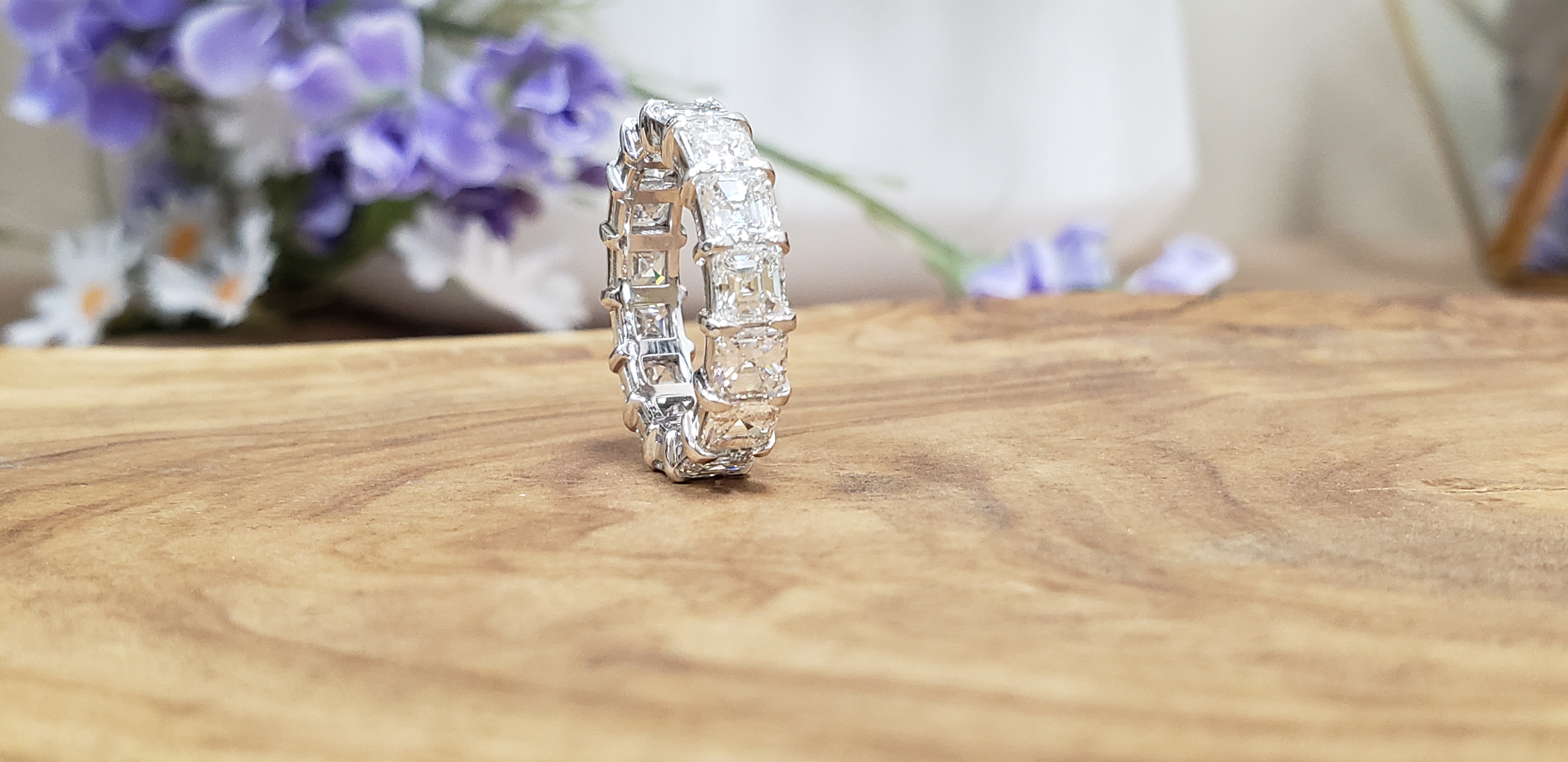 Asscher Cut Diamond Eternity Band